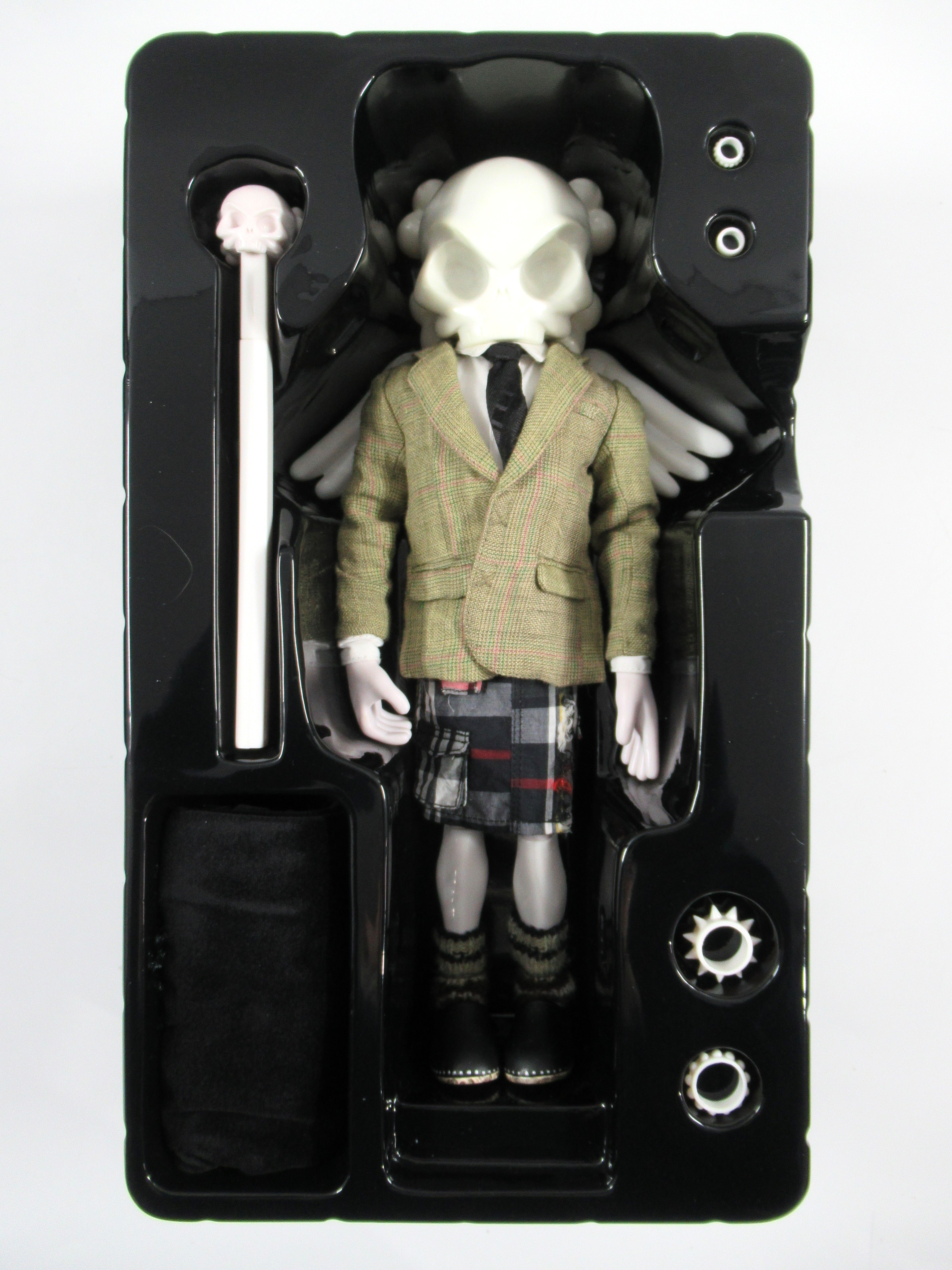HUCK GEE x DRIES VAN NOTEN Skullhead Figure - Kidrobot (2005) Limited Edition Designer Art Toy